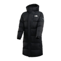 The North Face Colour-Block Long Down Coat – Black | Premium Down | Full-Length Coverage