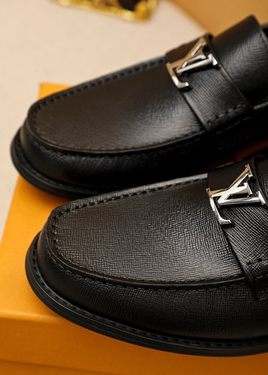 Louis Vuitton Black Hardware Loafers