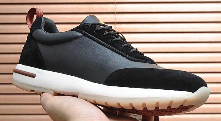 Loro Piana Paneled Lace-Up Sneakers