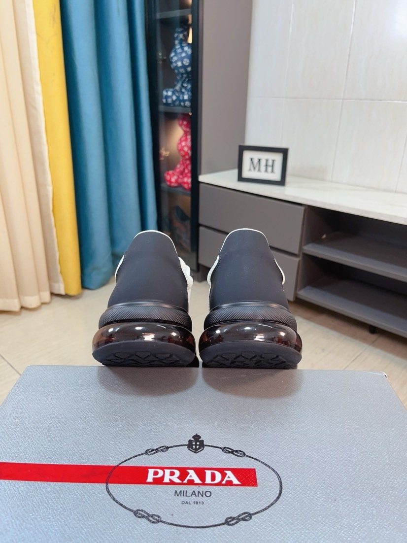 Prada Mesh Panel Men's Sneakers