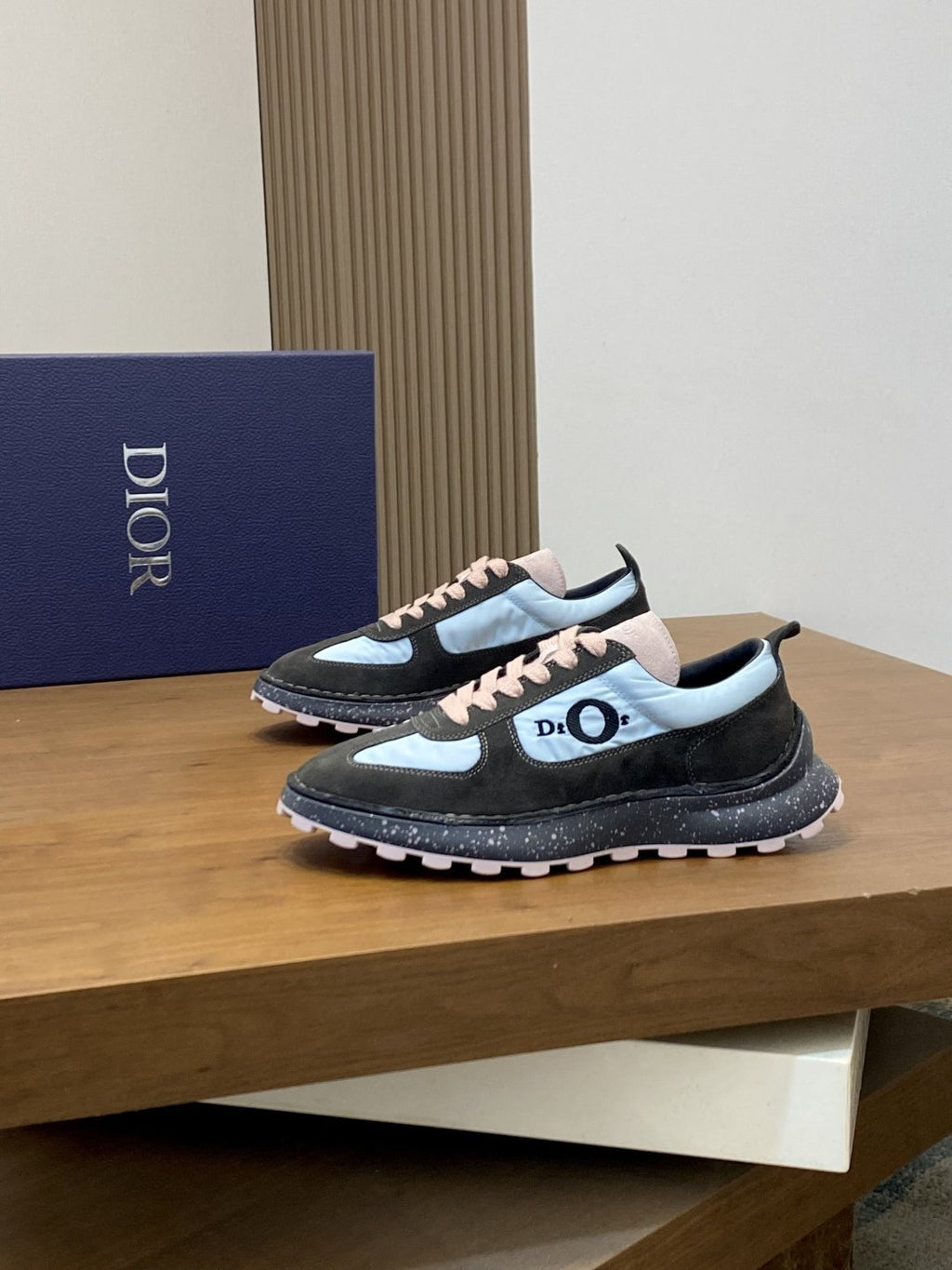 Dior Paneled Low-Top Sneakers