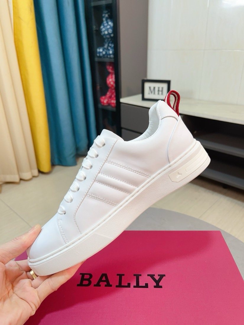 Bally Low-Top Leather Sneakers