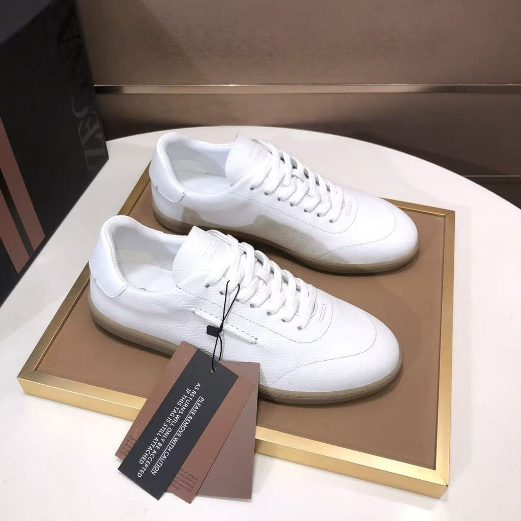 Zegna 232 Suede Low-Top Sneakers