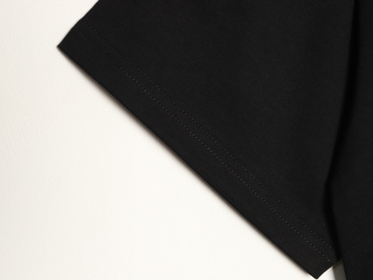 Louis Vuitton L.V.M. and Equipe Lettering Short-Sleeve T-Shirt - Black